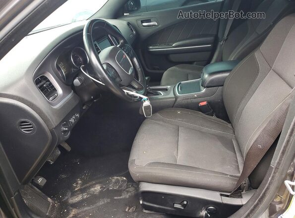 2C3CDXBG7NH200921 2022 DODGE CHARGER Gray Widok wnętrza z przodu