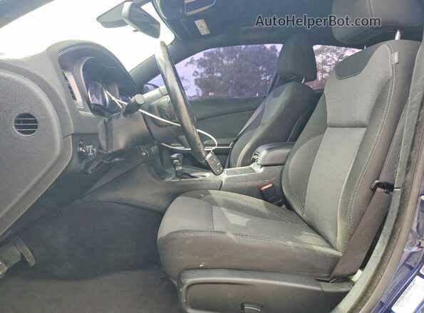 2C3CDXBG8GH199023 2016 DODGE CHARGER Синий Вид салона спереди