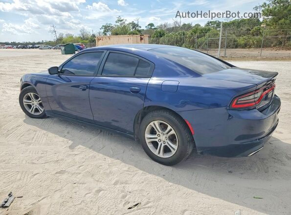 2C3CDXBG8GH199023 2016 DODGE CHARGER Синий Задняя левая четверть