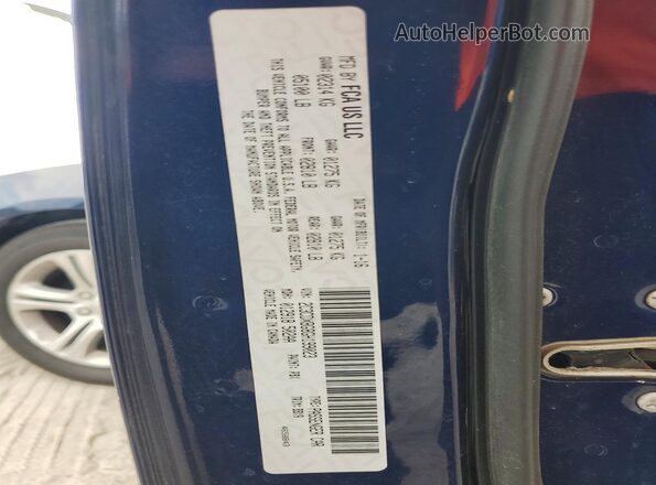 2C3CDXBG8GH199023 2016 DODGE CHARGER Синий Вид подкапотного пространства