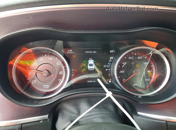 2C3CDXBG8GH199023 2016 DODGE CHARGER Синий Вид щитка приборов