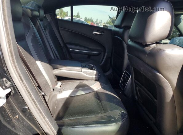 2C3CDXBG8LH223525 2020 DODGE CHARGER Black Widok tylnych siedzeń