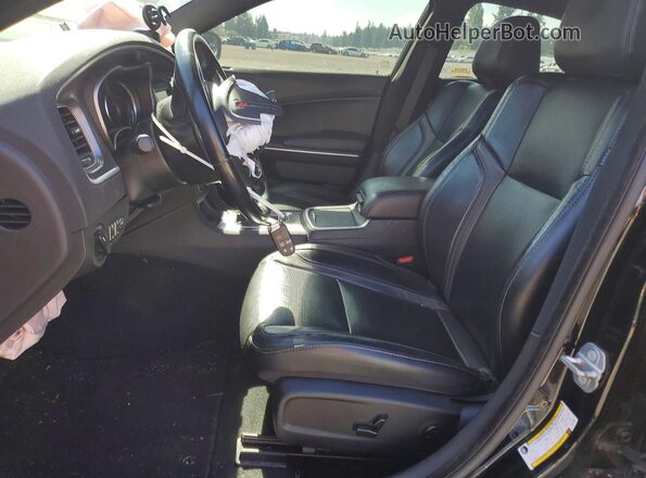 2C3CDXBG8LH223525 2020 DODGE CHARGER Black Widok wnętrza z przodu
