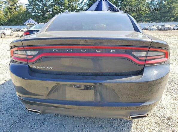 2C3CDXBG8LH223525 2020 DODGE CHARGER Black Widok z tyłu