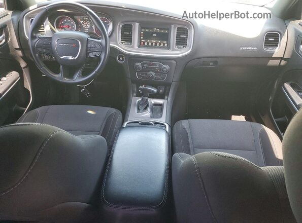 2C3CDXBG8NH224287 2022 DODGE CHARGER Black წინა პანელის ხედი
