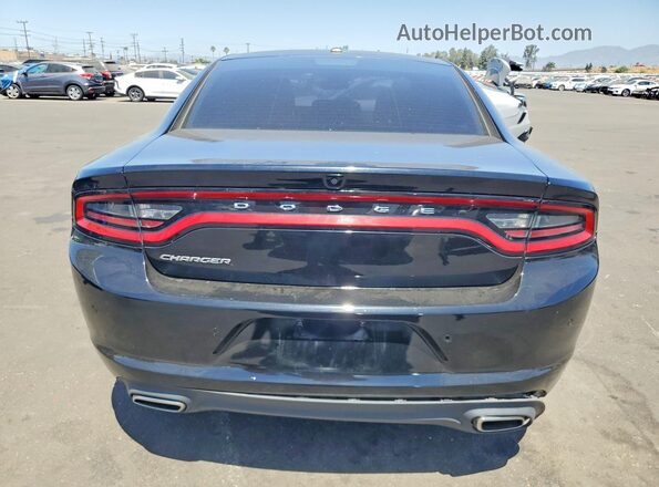 2C3CDXBG8NH224287 2022 DODGE CHARGER Black უკანა ხედი