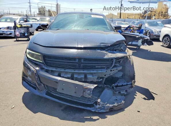 2C3CDXBG8NH224287 2022 DODGE CHARGER Black წინა ხედი