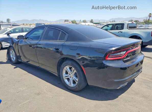2C3CDXBG8NH224287 2022 DODGE CHARGER Black უკანა მარცხენა
