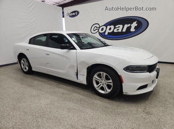 2C3CDXBG8PH687811 2023 DODGE CHARGER White Widok wnętrza 360 stopni