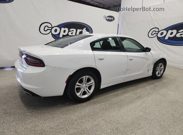 2C3CDXBG8PH687811 2023 DODGE CHARGER White Widok naklejki z numerem VIN