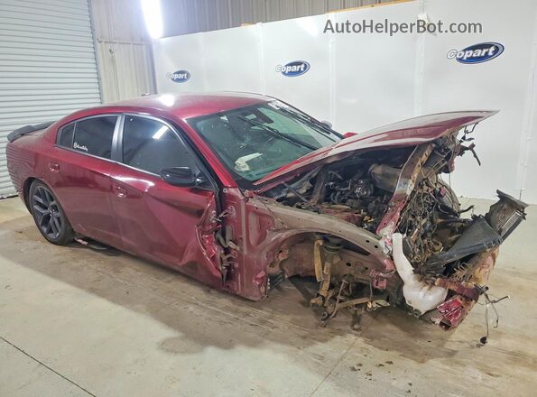 2C3CDXBG9LH102146 2020 DODGE CHARGER Maroon Передня права чверть