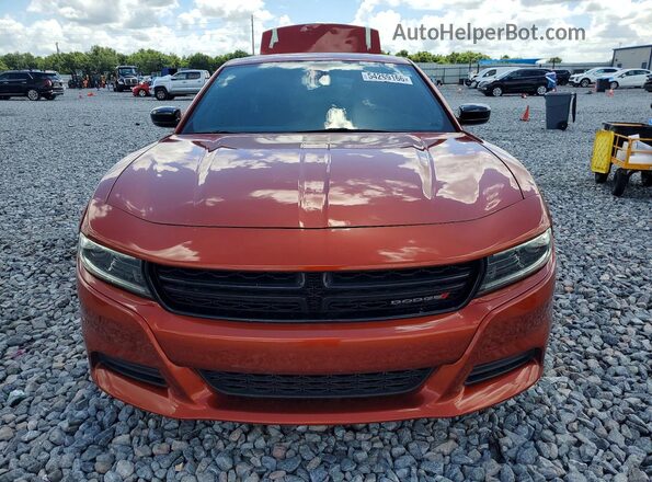 2C3CDXBGXPH636293 2023 DODGE CHARGER Orange Front view
