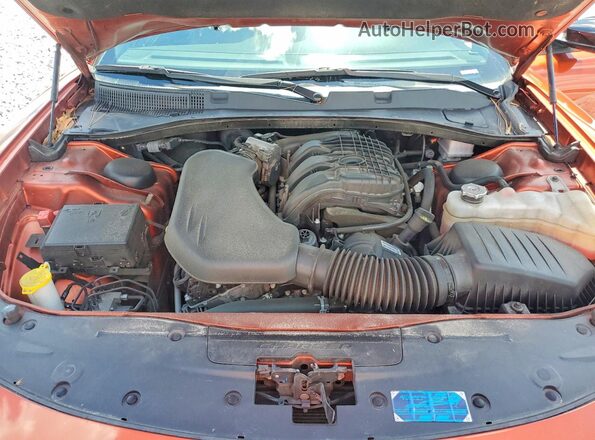 2C3CDXBGXPH636293 2023 DODGE CHARGER Orange Rear interior view