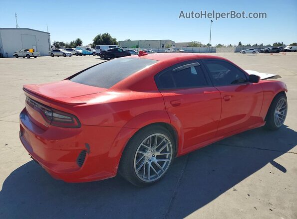 2C3CDXCT0HH556420 2017 DODGE CHARGER Red Задня права чверть