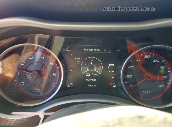 2C3CDXCT0HH556420 2017 DODGE CHARGER Red Вид щитка приладів