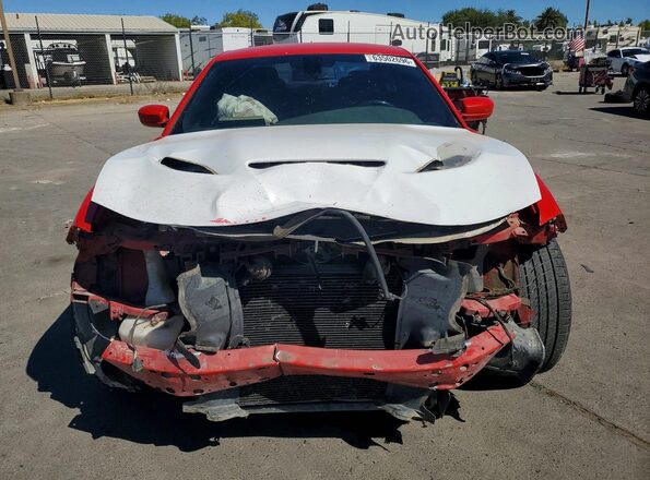 2C3CDXCT0HH556420 2017 DODGE CHARGER Red Вид спереду
