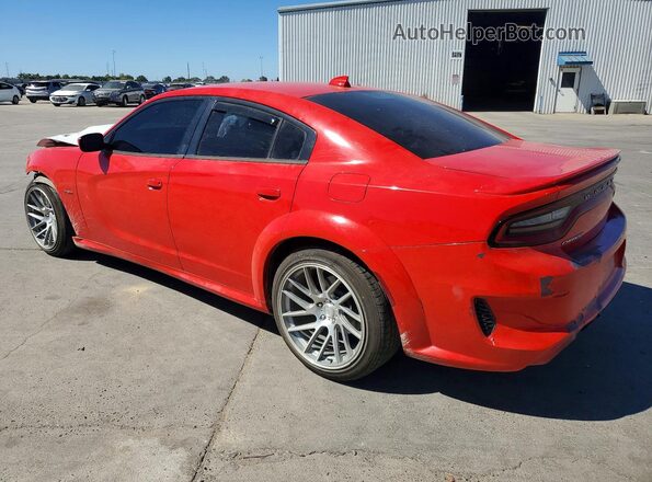 2C3CDXCT0HH556420 2017 DODGE CHARGER Red Задня ліва чверть