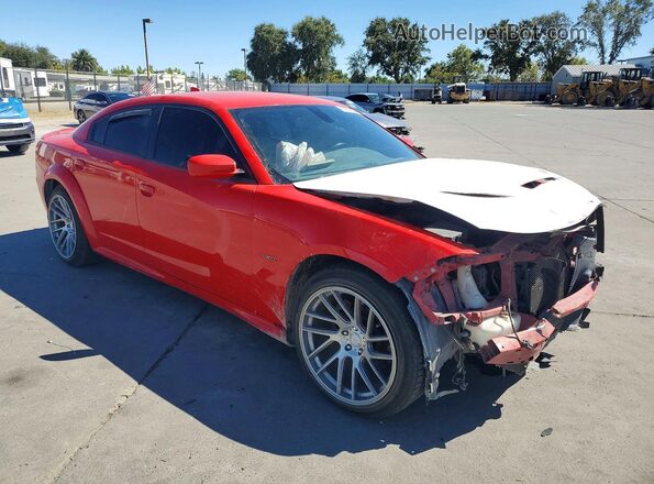 2C3CDXCT0HH556420 2017 DODGE CHARGER Red Передня права чверть