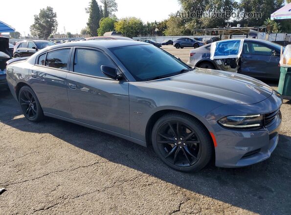 2C3CDXCT0JH114520 2018 DODGE CHARGER Gray Առջևի աջ