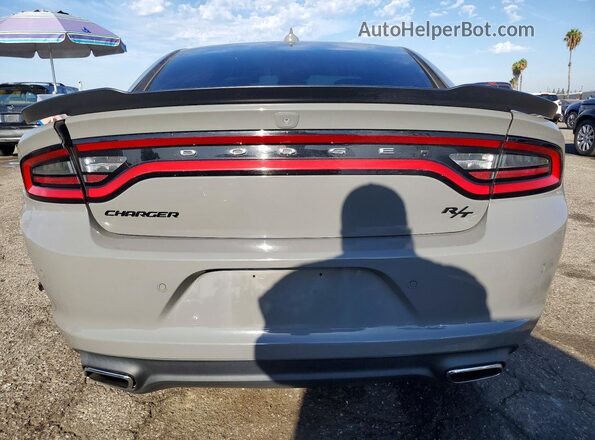 2C3CDXCT0JH114520 2018 DODGE CHARGER Gray Հետևի տեսք