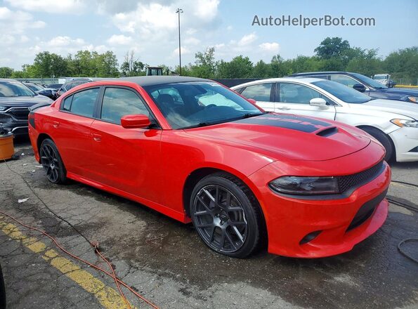 2C3CDXCT0JH241106 2018 DODGE CHARGER Red Przód prawy