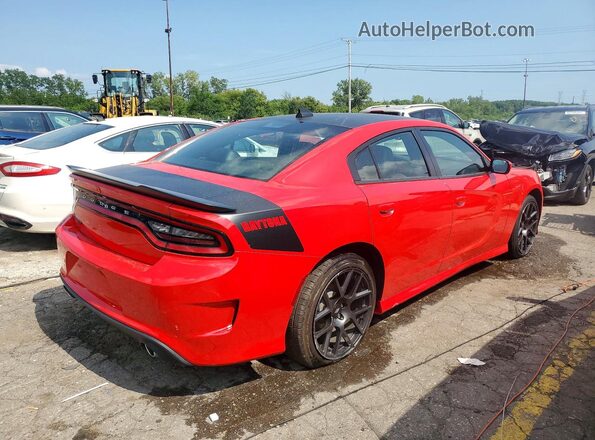 2C3CDXCT0JH241106 2018 DODGE CHARGER Red Tył prawy