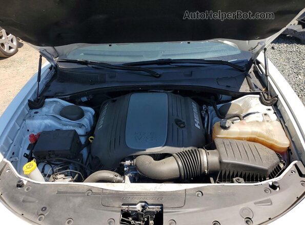 2C3CDXCT0MH675207 2021 DODGE CHARGER White უკანა სალონის ხედი