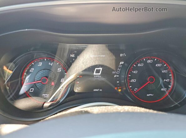 2C3CDXCT0MH675207 2021 DODGE CHARGER White ხელსაწყოთა პანელის ხედი