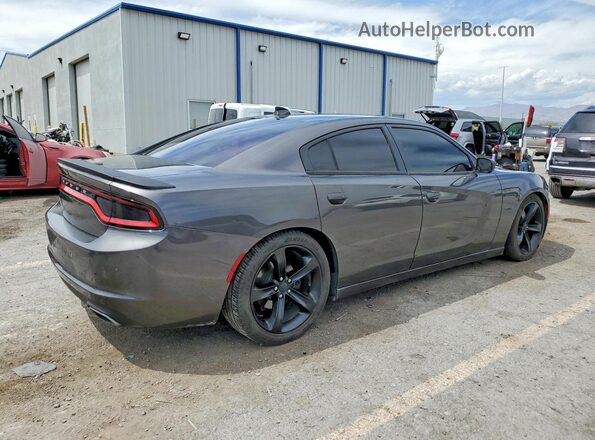 2C3CDXCT1JH205912 2018 DODGE CHARGER Gray უკანა მარჯვენა