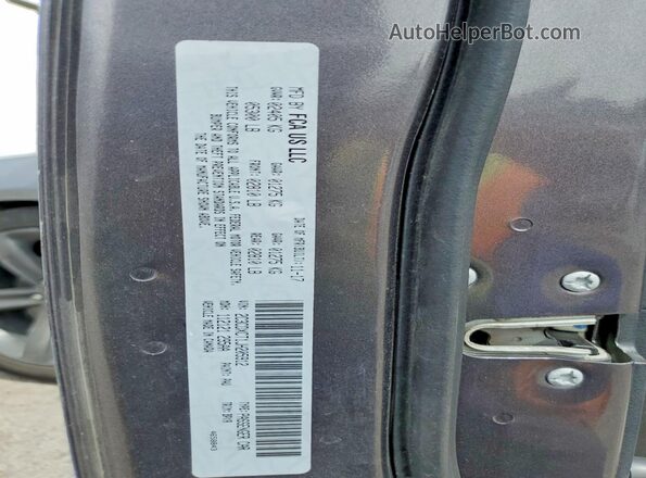 2C3CDXCT1JH205912 2018 DODGE CHARGER Gray ძრავის განყოფილების ხედი
