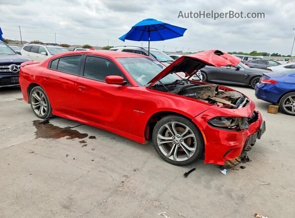 2C3CDXCT1NH259278 2022 DODGE CHARGER Red Przód prawy