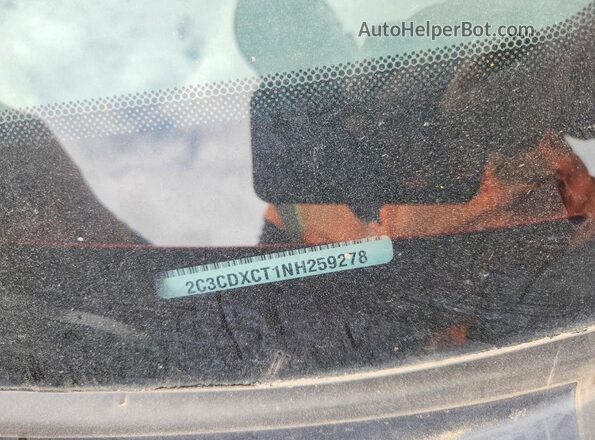 2C3CDXCT1NH259278 2022 DODGE CHARGER Red Widok komory silnika