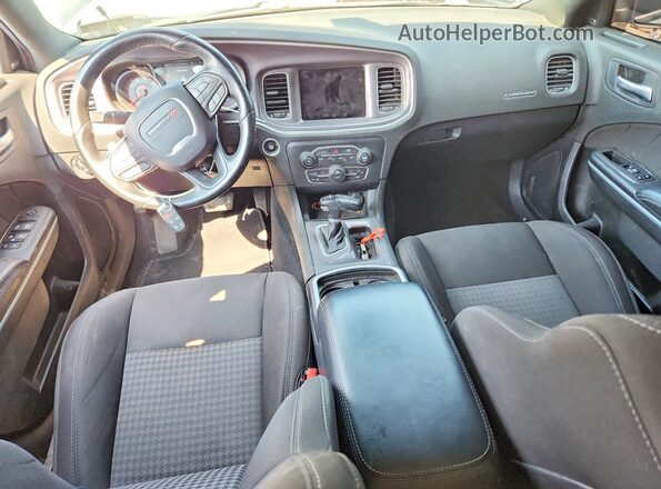2C3CDXCT1NH259314 2022 DODGE CHARGER Gray Dashboard view