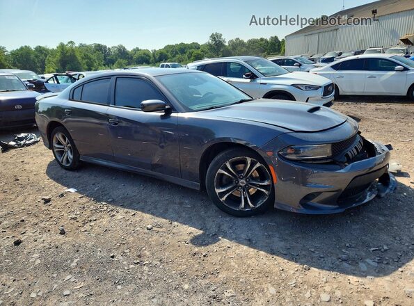 2C3CDXCT1NH259314 2022 DODGE CHARGER Gray Front right