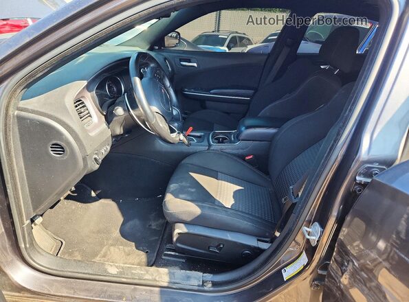 2C3CDXCT1NH259314 2022 DODGE CHARGER Gray Front interior view