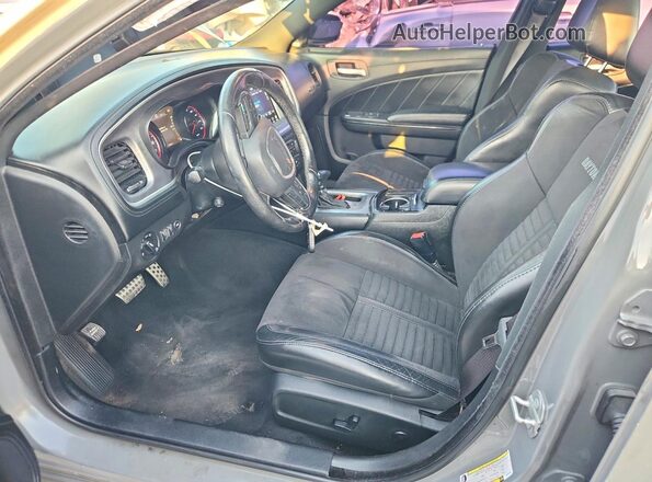 2C3CDXCT3KH650802 2019 DODGE CHARGER Gray Vista interior delantera