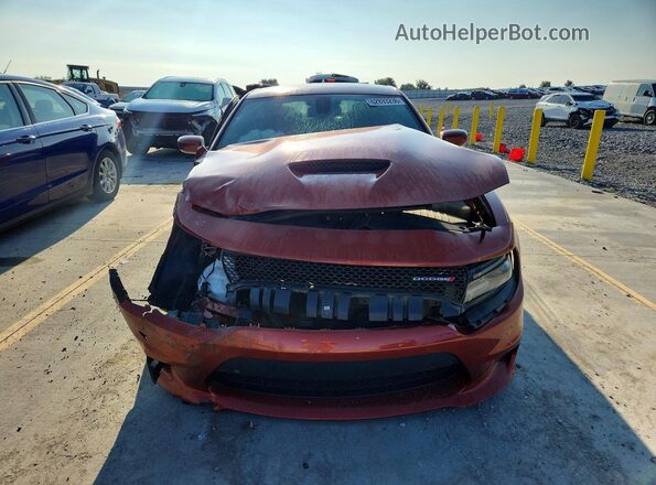 2C3CDXCT3LH204571 2020 DODGE CHARGER Orange Вид спереду