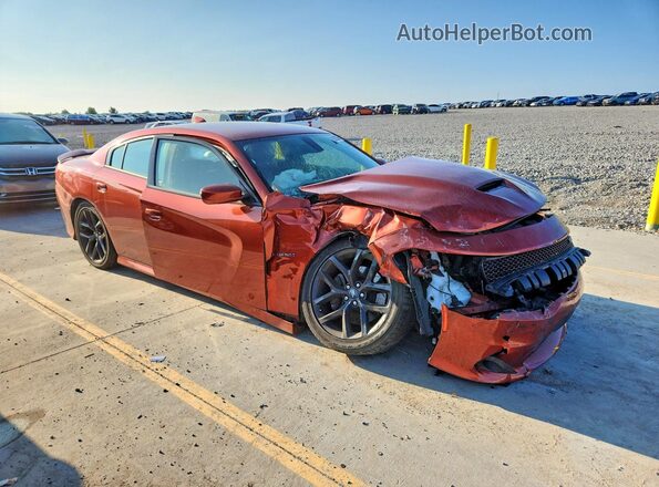 2C3CDXCT3LH204571 2020 DODGE CHARGER Orange Передня права чверть