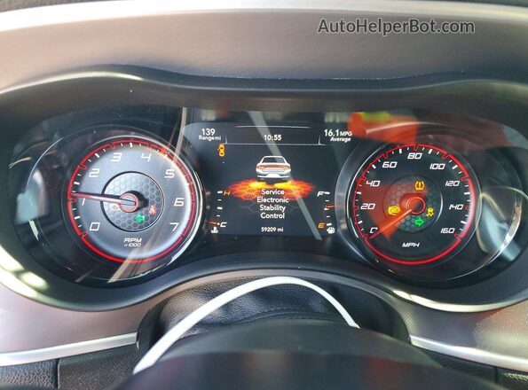 2C3CDXCT3NH264790 2022 DODGE CHARGER Black Instrument cluster view
