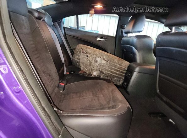 2C3CDXCT5PH639503 2023 DODGE CHARGER Фиолетовый Вид задних сидений