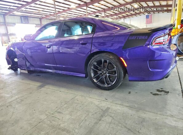 2C3CDXCT5PH639503 2023 DODGE CHARGER Фиолетовый Задняя левая четверть