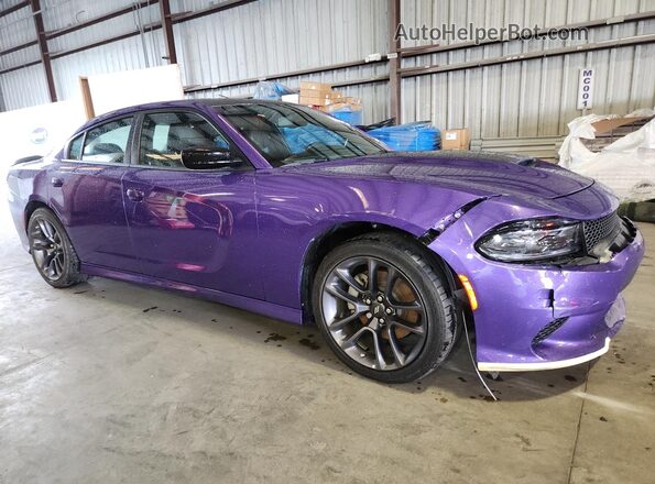 2C3CDXCT5PH639503 2023 DODGE CHARGER Фиолетовый Вид наклейки с VIN-кодом