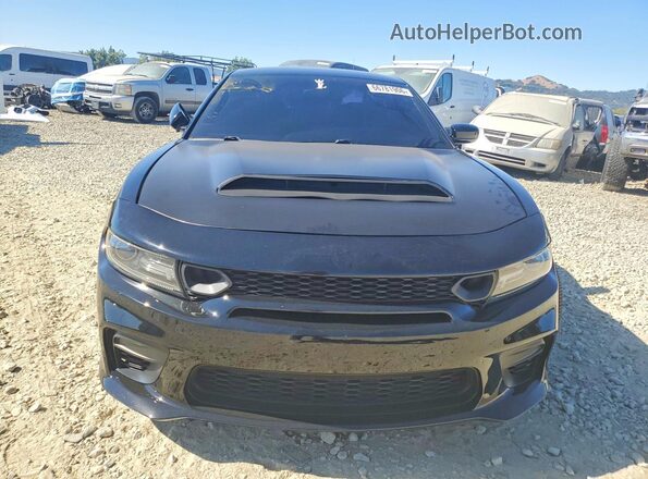 2C3CDXCT6GH186394 2016 DODGE CHARGER Black Вид спереду
