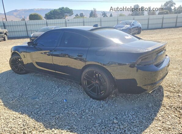 2C3CDXCT6GH186394 2016 DODGE CHARGER Black Задня ліва чверть