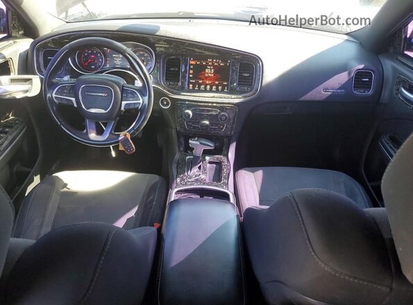 2C3CDXCT6GH186394 2016 DODGE CHARGER Black Вид панелі приладів