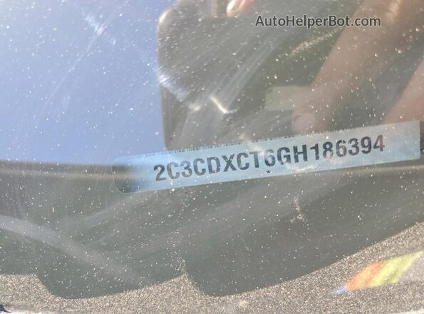 2C3CDXCT6GH186394 2016 DODGE CHARGER Black Вид підкапотного простору