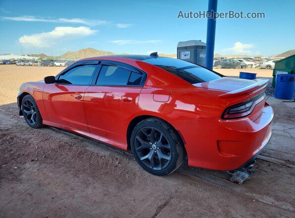2C3CDXCT6KH742809 2019 DODGE CHARGER Оранжевый Задняя правая четверть