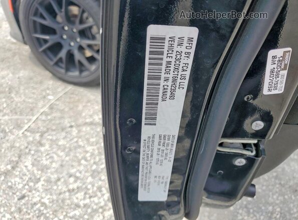 2C3CDXCT6NH235493 2022 DODGE CHARGER Black Вид підкапотного простору