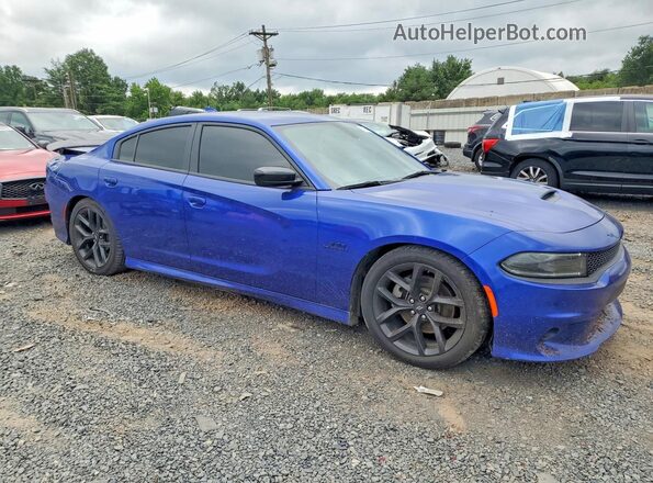 2C3CDXCT7NH189821 2022 DODGE CHARGER Blue Передня права чверть