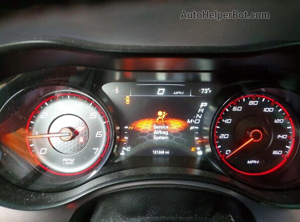 2C3CDXCT8KH692561 2019 DODGE CHARGER Burgundy Widok zestawu wskaźników